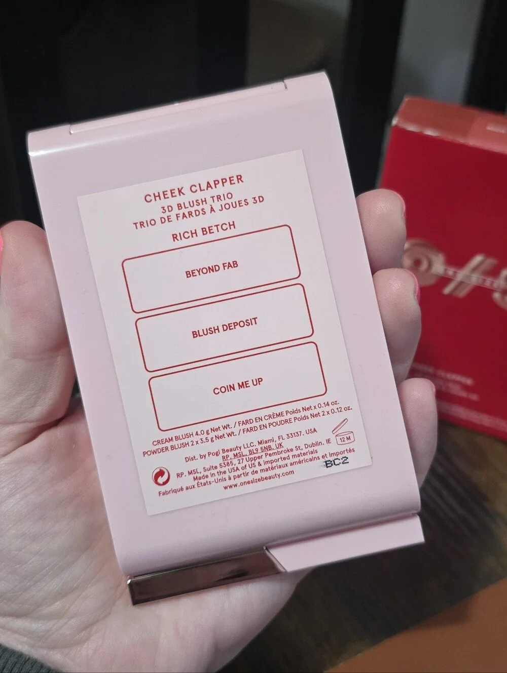 ONE/SIZE by Patrick Starrr Cheek Clapper 3D Blush Trio Palette